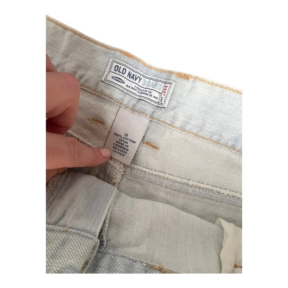 Vintage Y2K Light Wash Denim Cargo Mini Skirt 12 - Picture 4 of 4